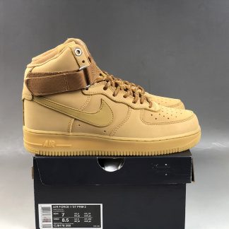 nike air force 1 flax wheat gum