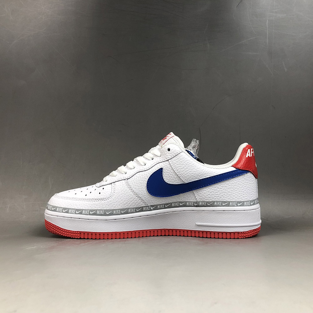 nike air force one white and blue