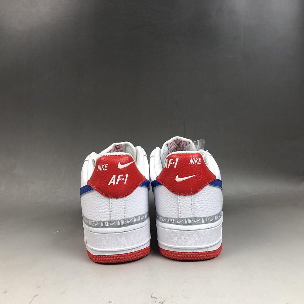 air force 1 low white red blue