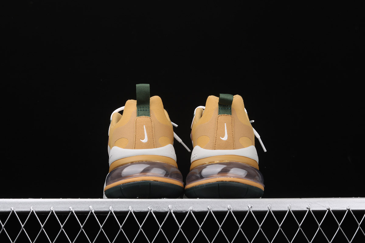Nike Air Max 270 React Club Gold Light Bone Gold Wheat For Sale The Sole Line