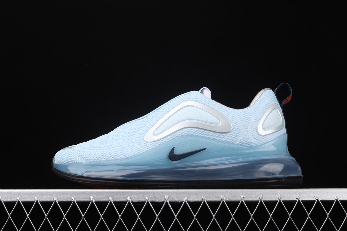 Nike Air Max 720 'Waffle Racer' Blue-Metallic Silver-Team Orange – The Sole Line
