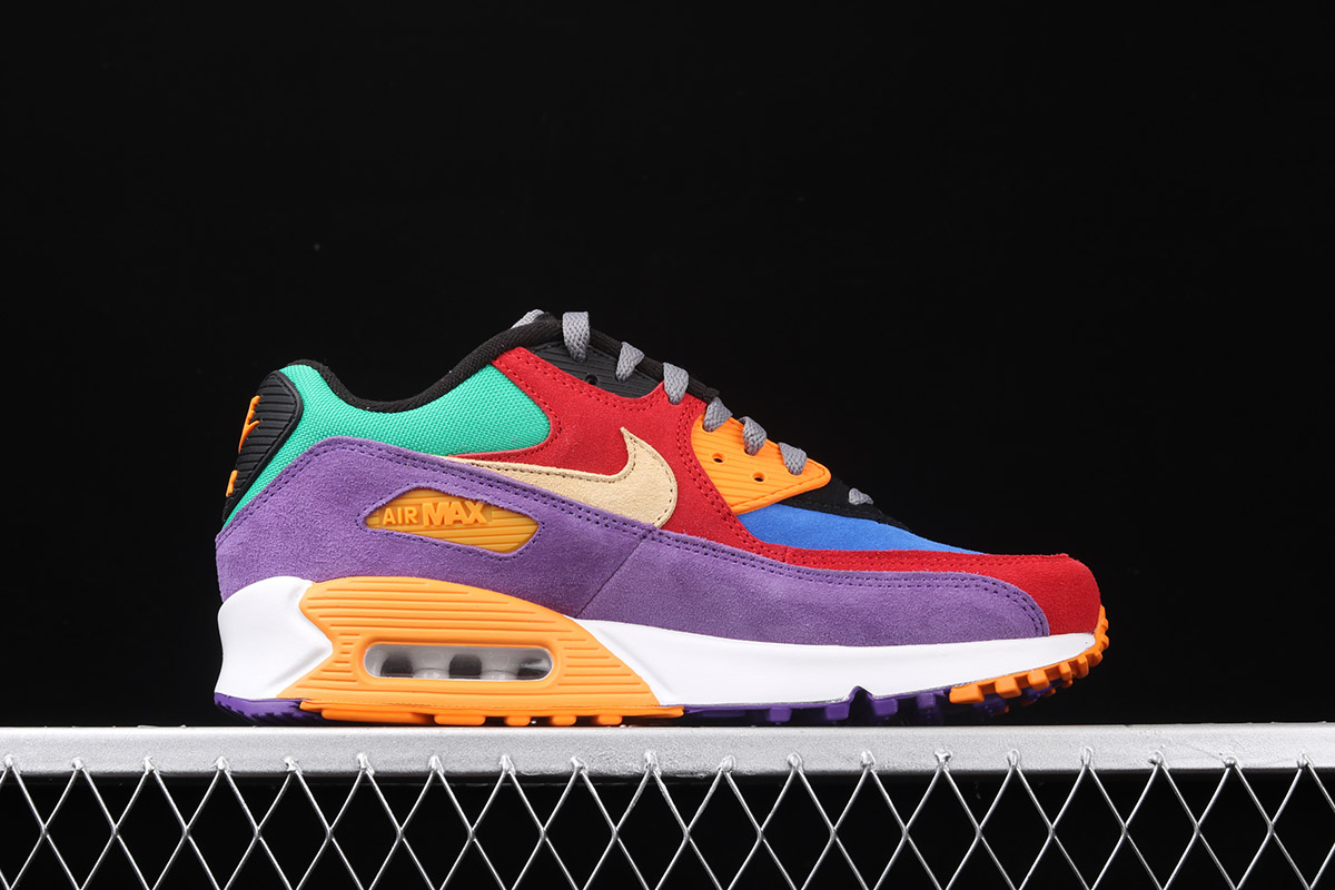 Nike Air Max 90 “Viotech” University Red/Pale Vanilla-Hyper Grape – The Sole Line