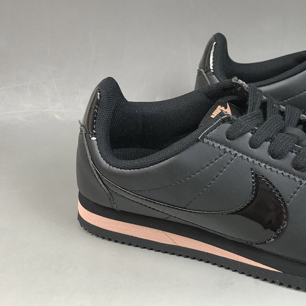 nike cortez black and rose gold