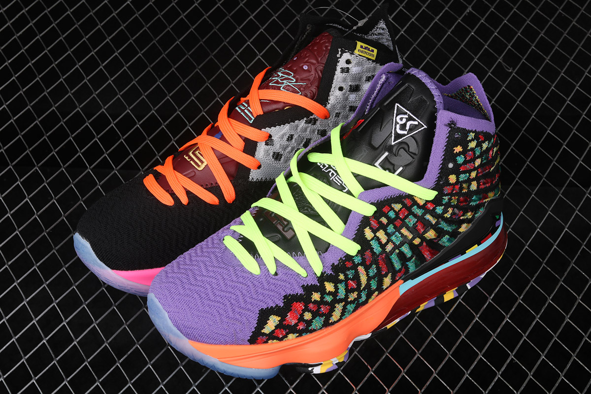 different color lebrons