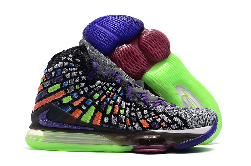 lebron multicolor shoes