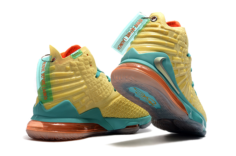 lebron green and orange