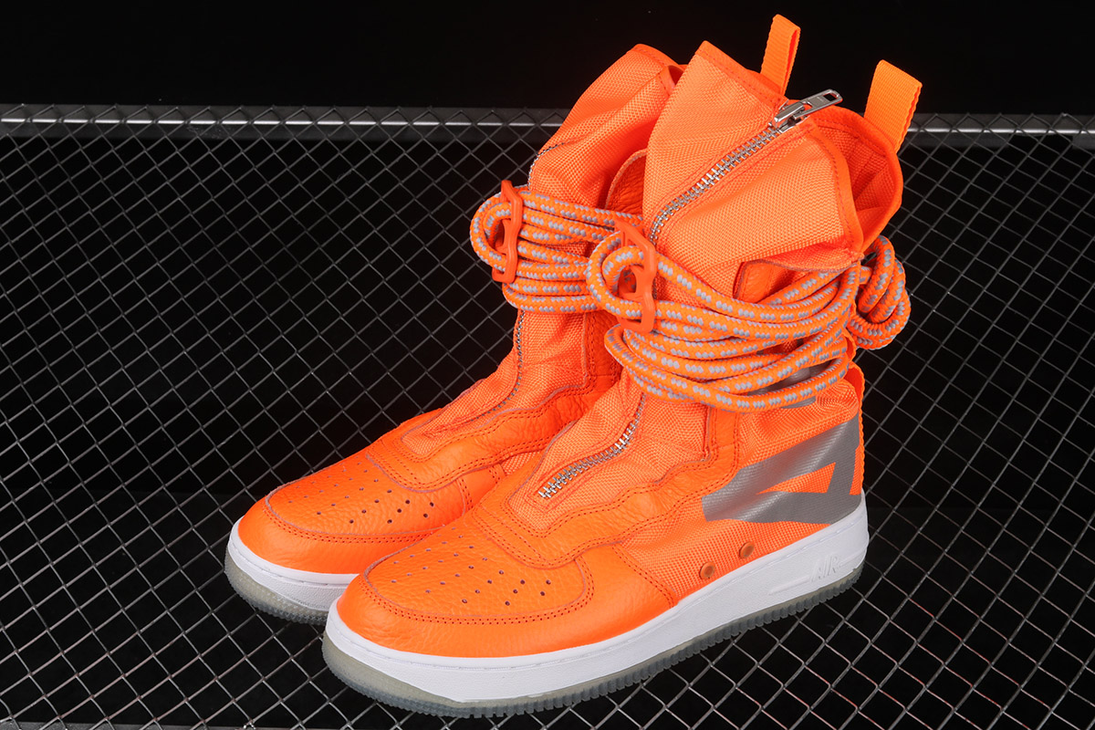 nike sf air force 1 high total orange