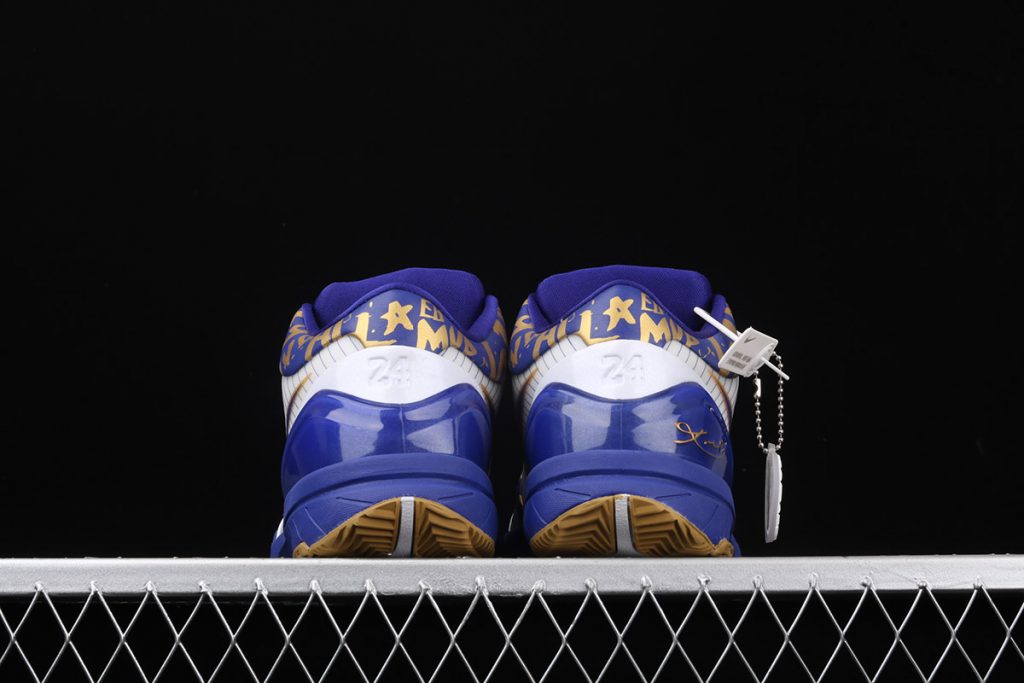 Nike Zoom Kobe 4 (pop) âMvp NBA Finalsâ White/Concord-Metallic Gold For Sale â The Sole Line