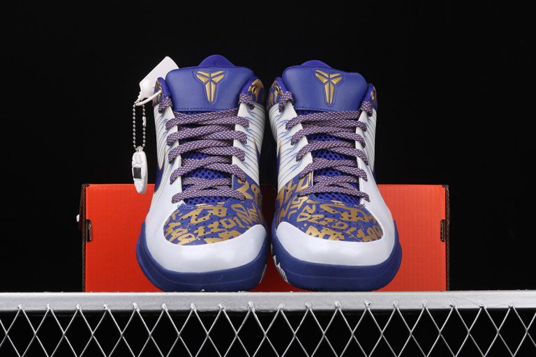 Nike Zoom Kobe 4 (Pop) âFinalsâ Black/Metallic Gold-Concord For Sale â Sneaker Hello