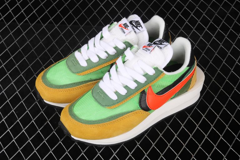 sacai x nike ldv waffle daybreak green