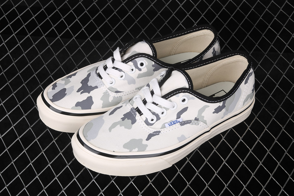 gray camo vans