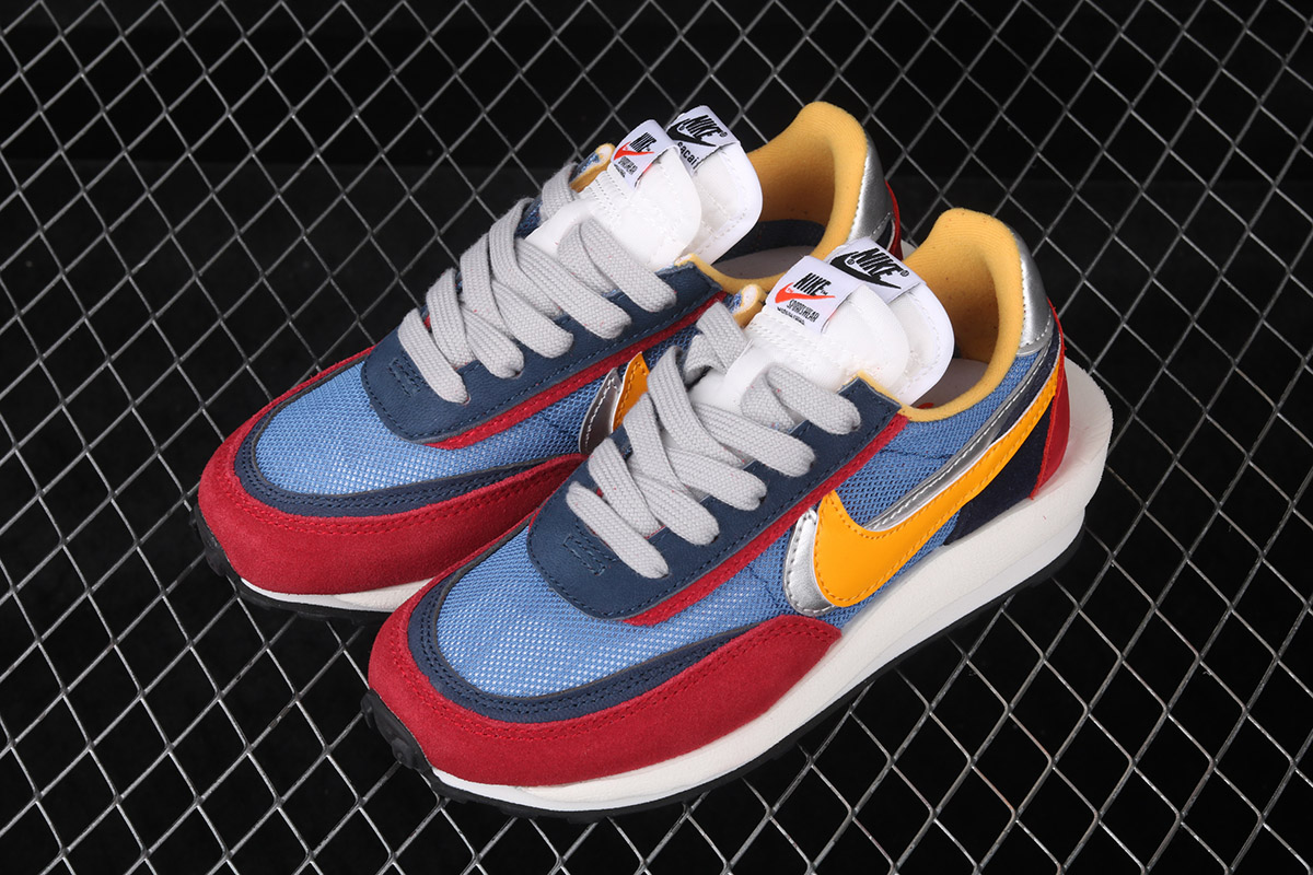 sacai x Nike LDWaffle Blue For Kids 