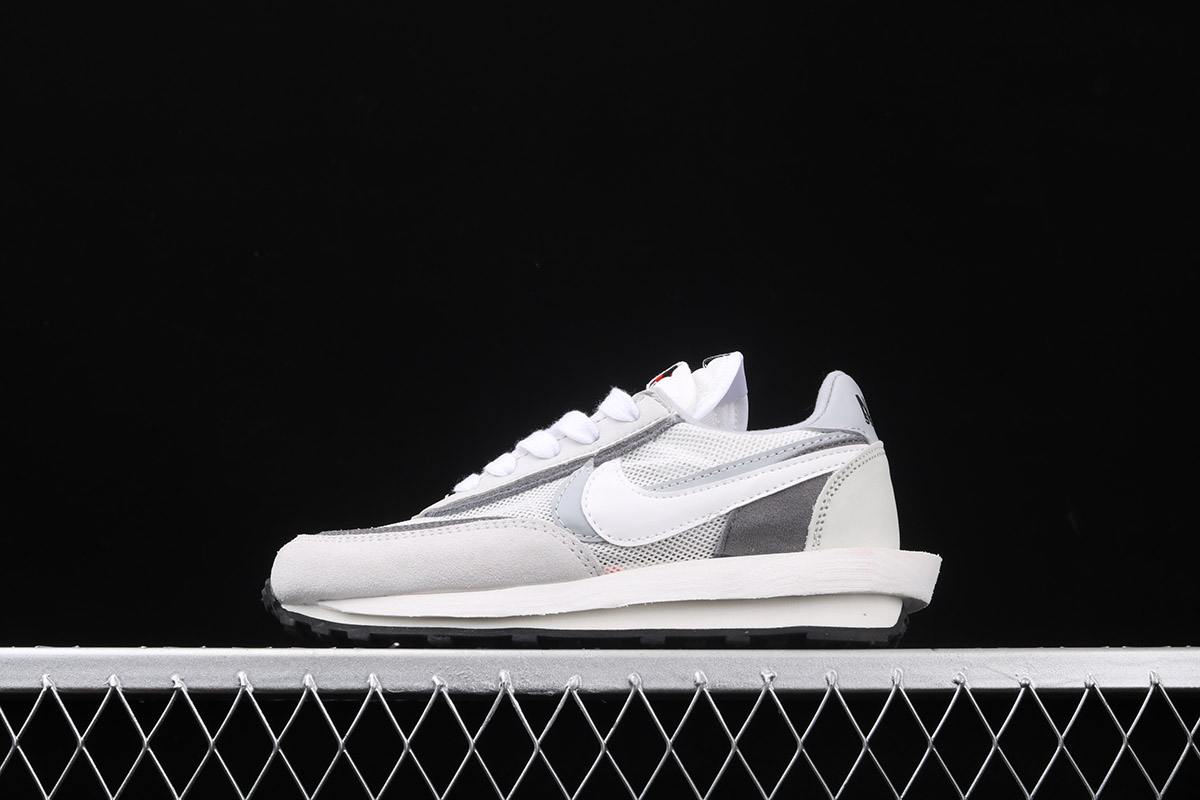 sacai nike white grey