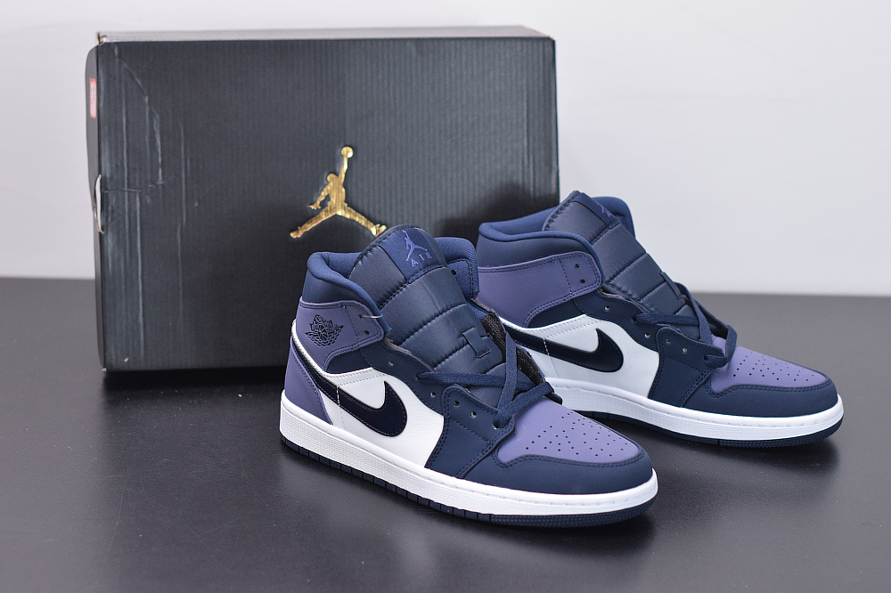 jordan 1 obsidian sanded purple on feet