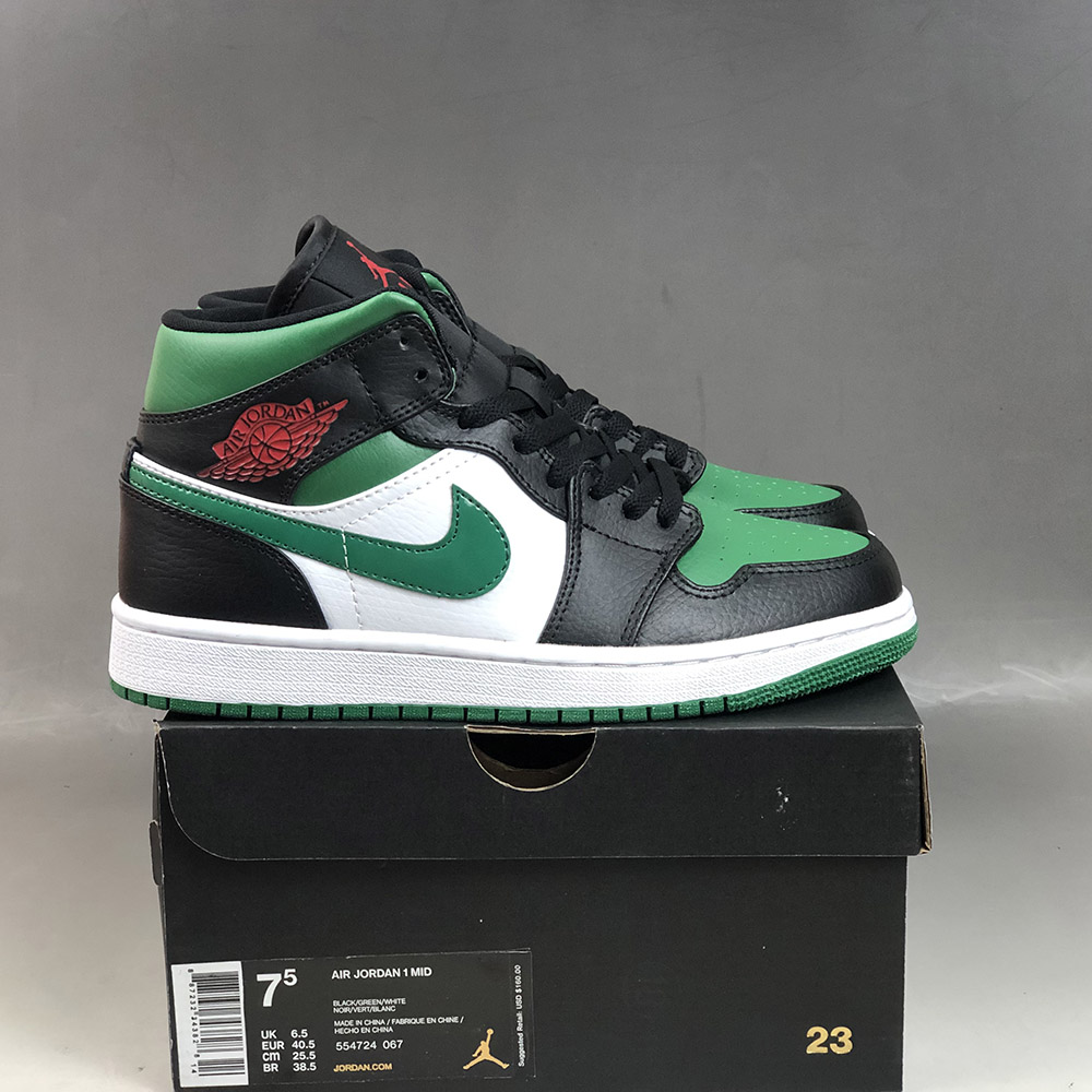 green and black jordan 1 size 5