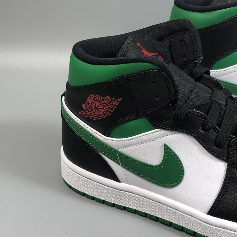 black pine green white jordan 1