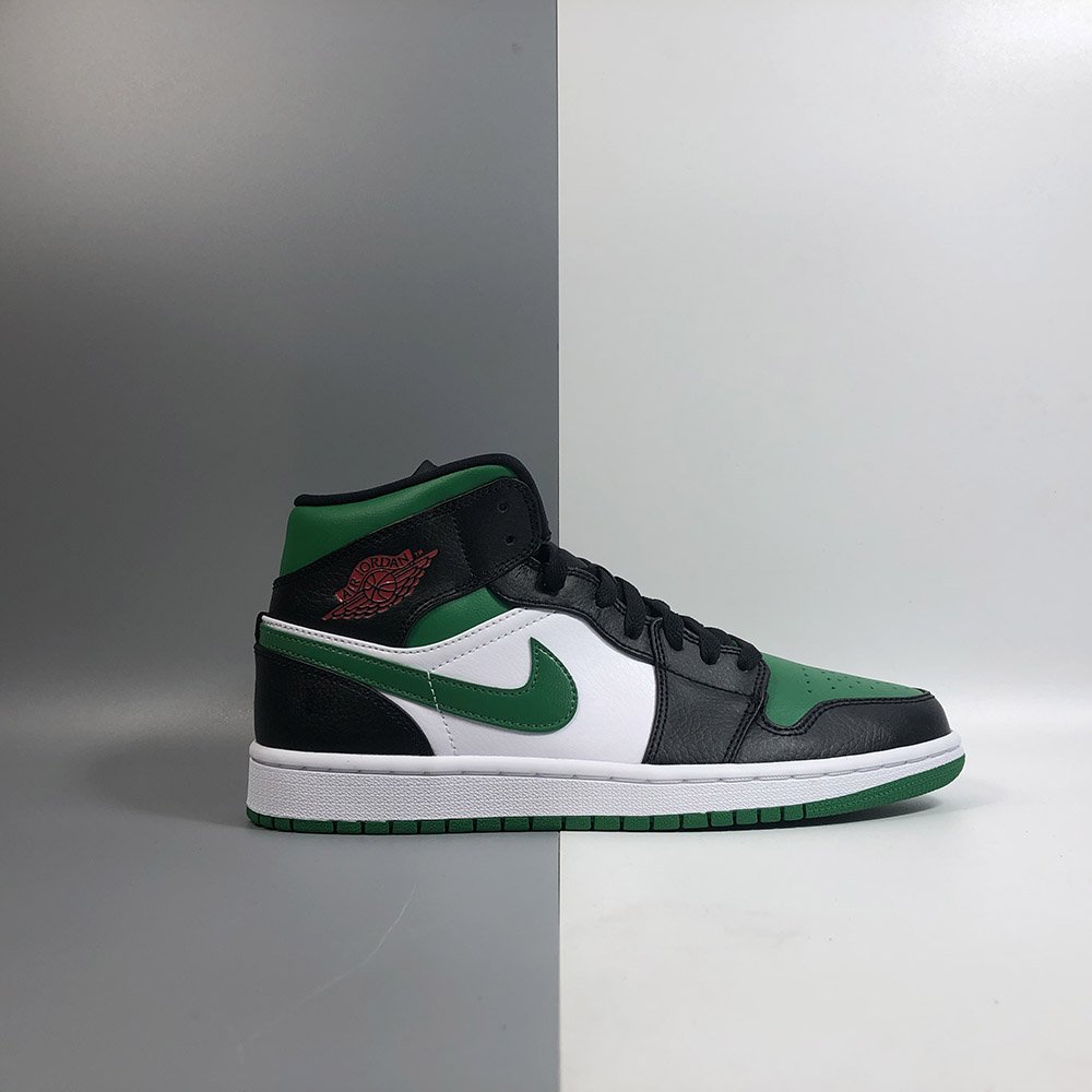 pine green white jordan 1