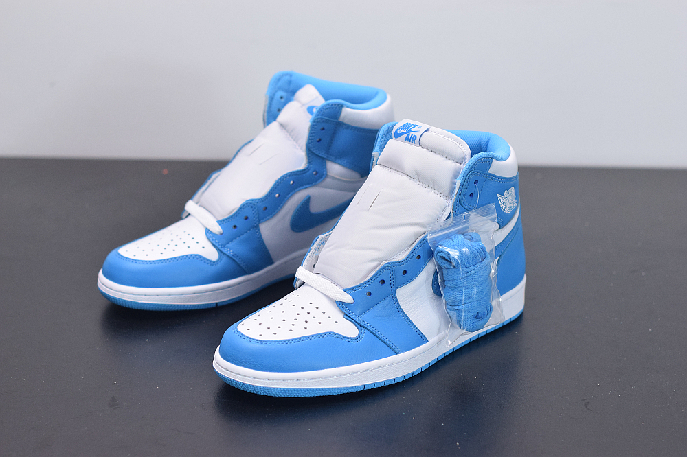 powder blue and white jordans