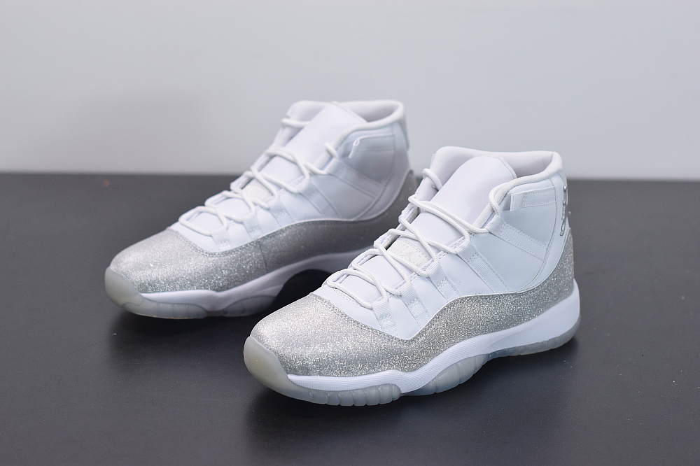 jordan 11 metallic silver kids