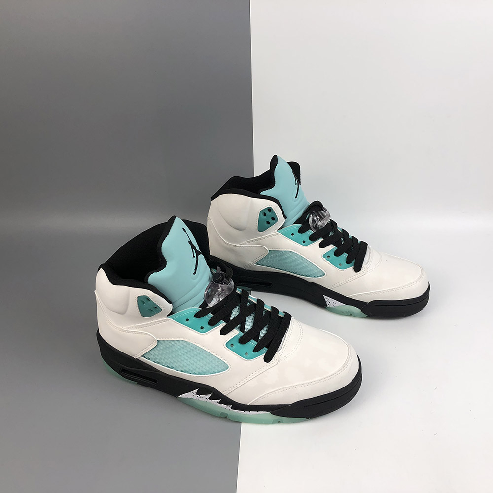 Air-Jordan-5-White-Black-White-Island-Green-For-Sale-4