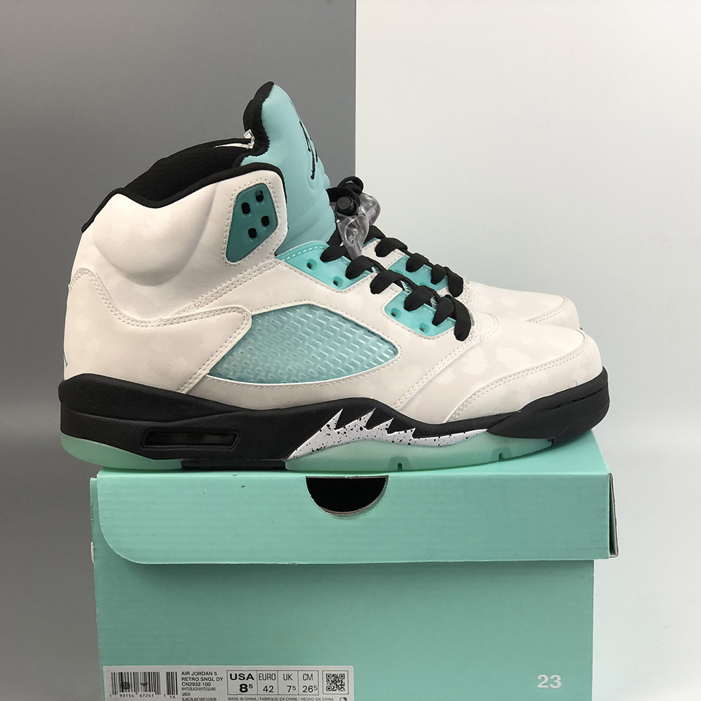 Air-Jordan-5-White-Black-White-Island-Green-For-Sale-8