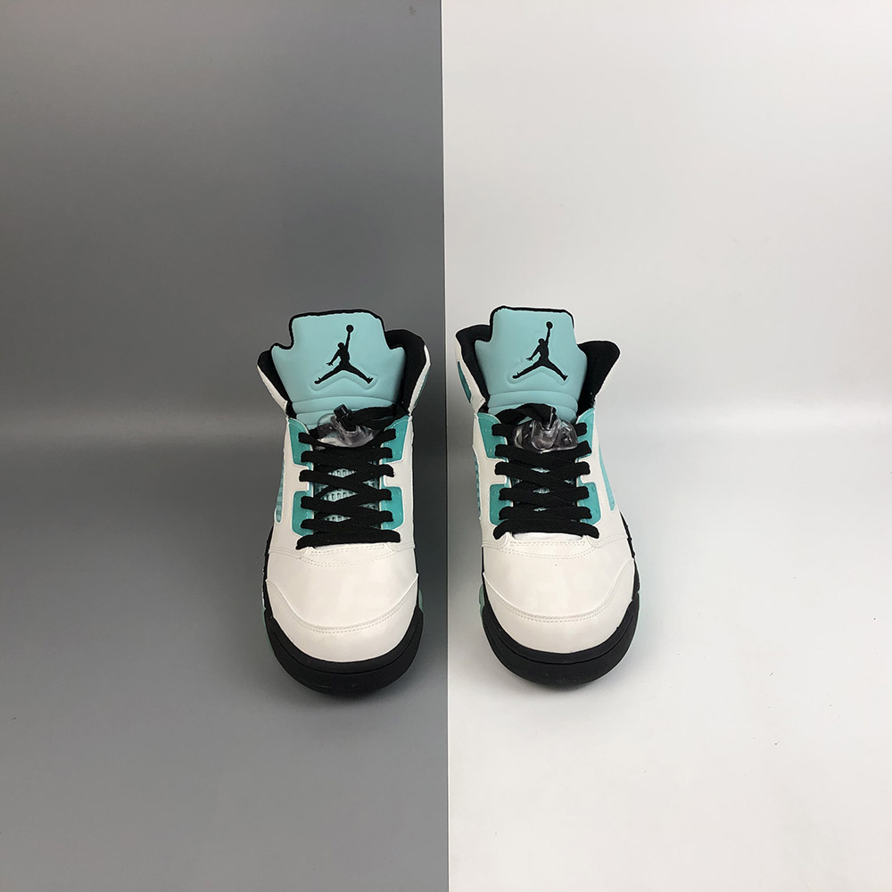 Air-Jordan-5-White-Black-White-Island-Green-For-Sale-9