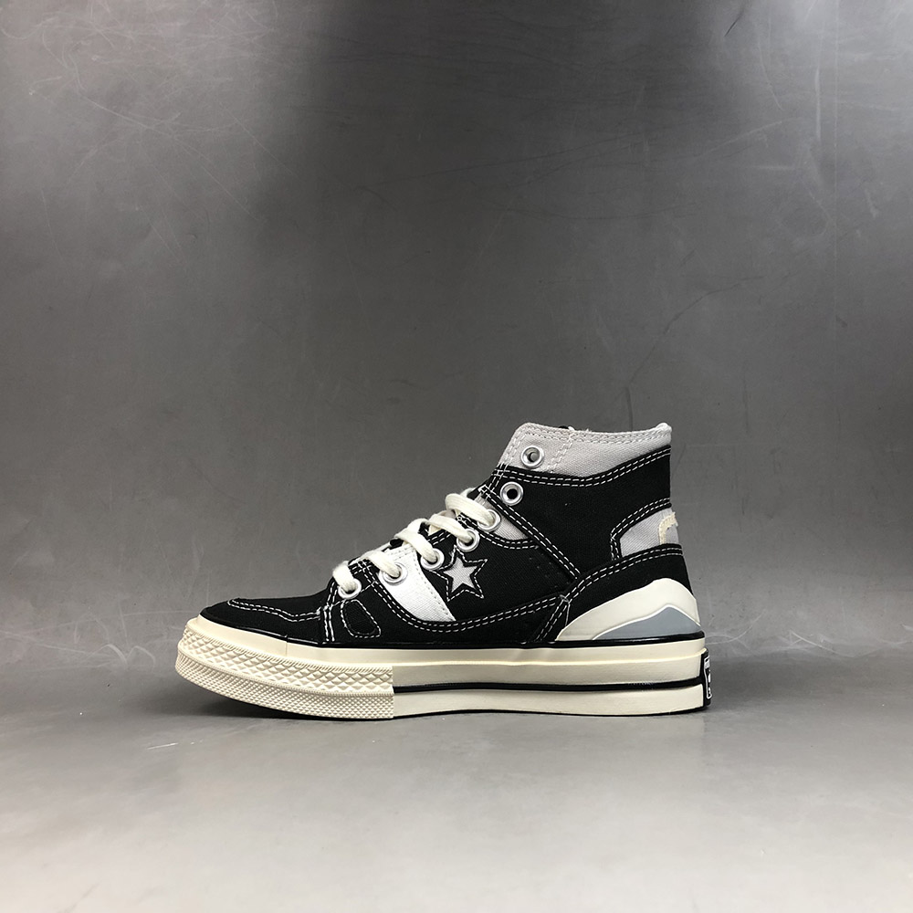 converse black black white