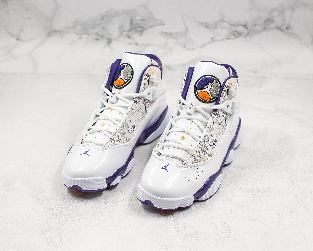 jordan 6 white grey purple