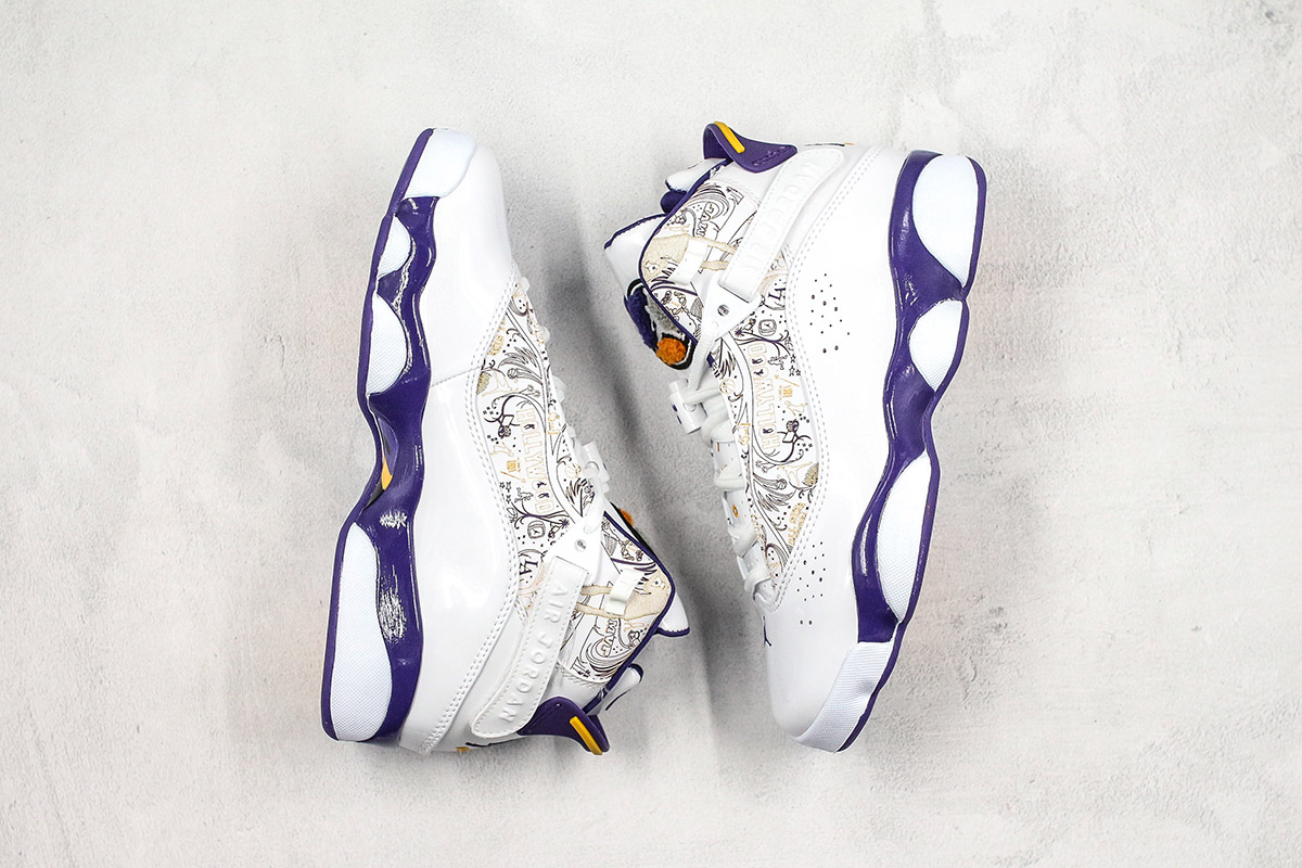 jordan 6 purple and white