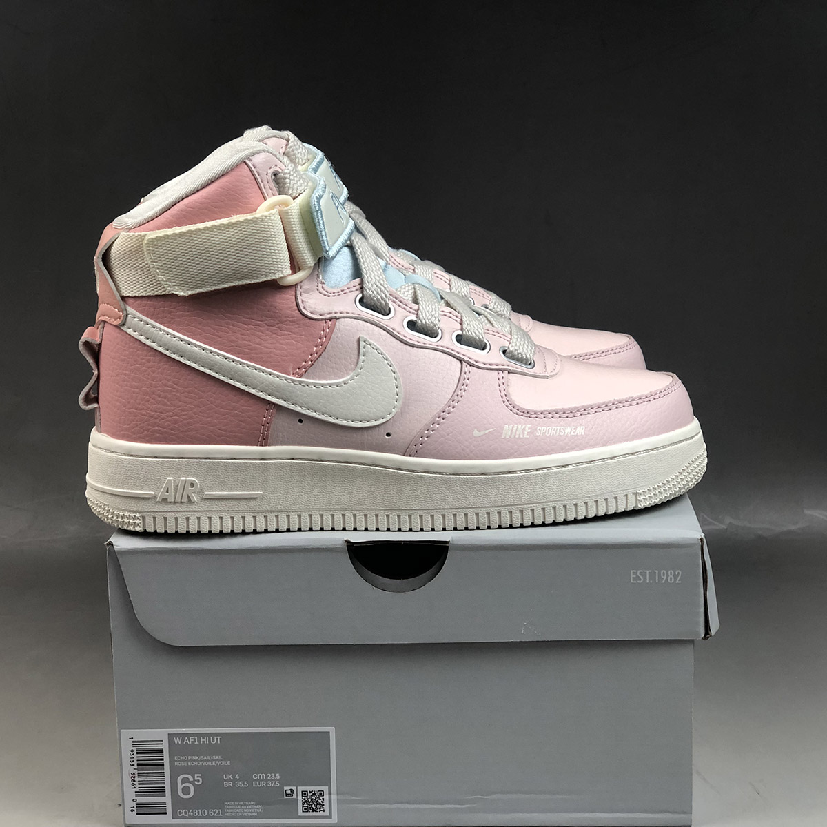 Nike Air Force 1 High Utility “Force is Female” Echo Pink/Sail For Sale – The Sole Line