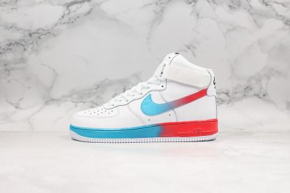 nike air force 1 high white and blue