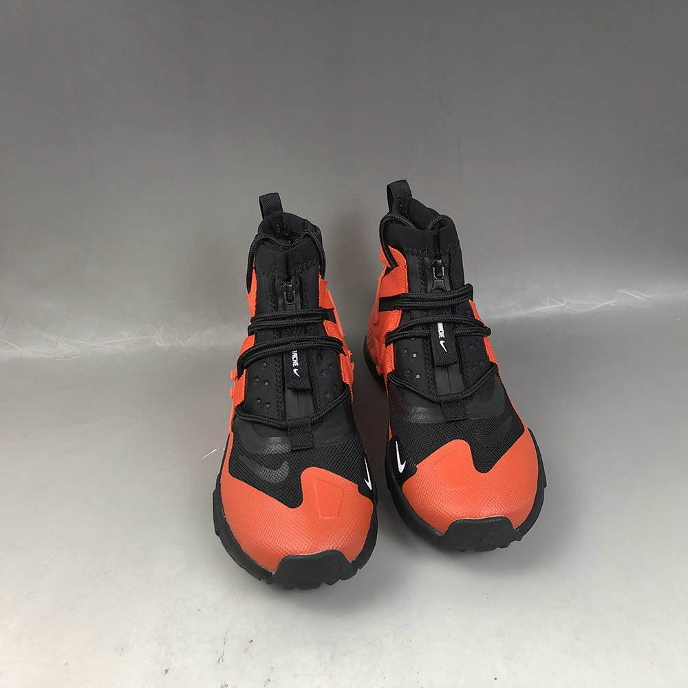 black and orange nike huarache