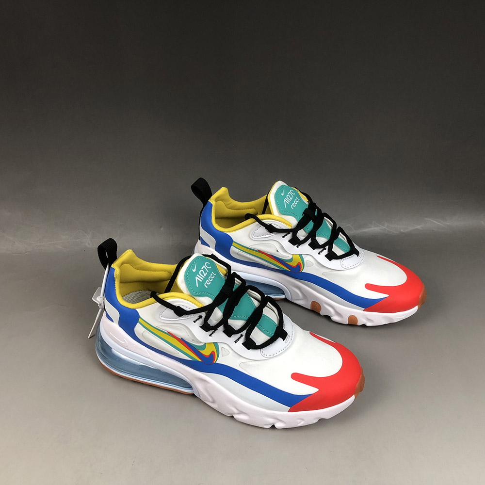 nike air max 270 react red yellow