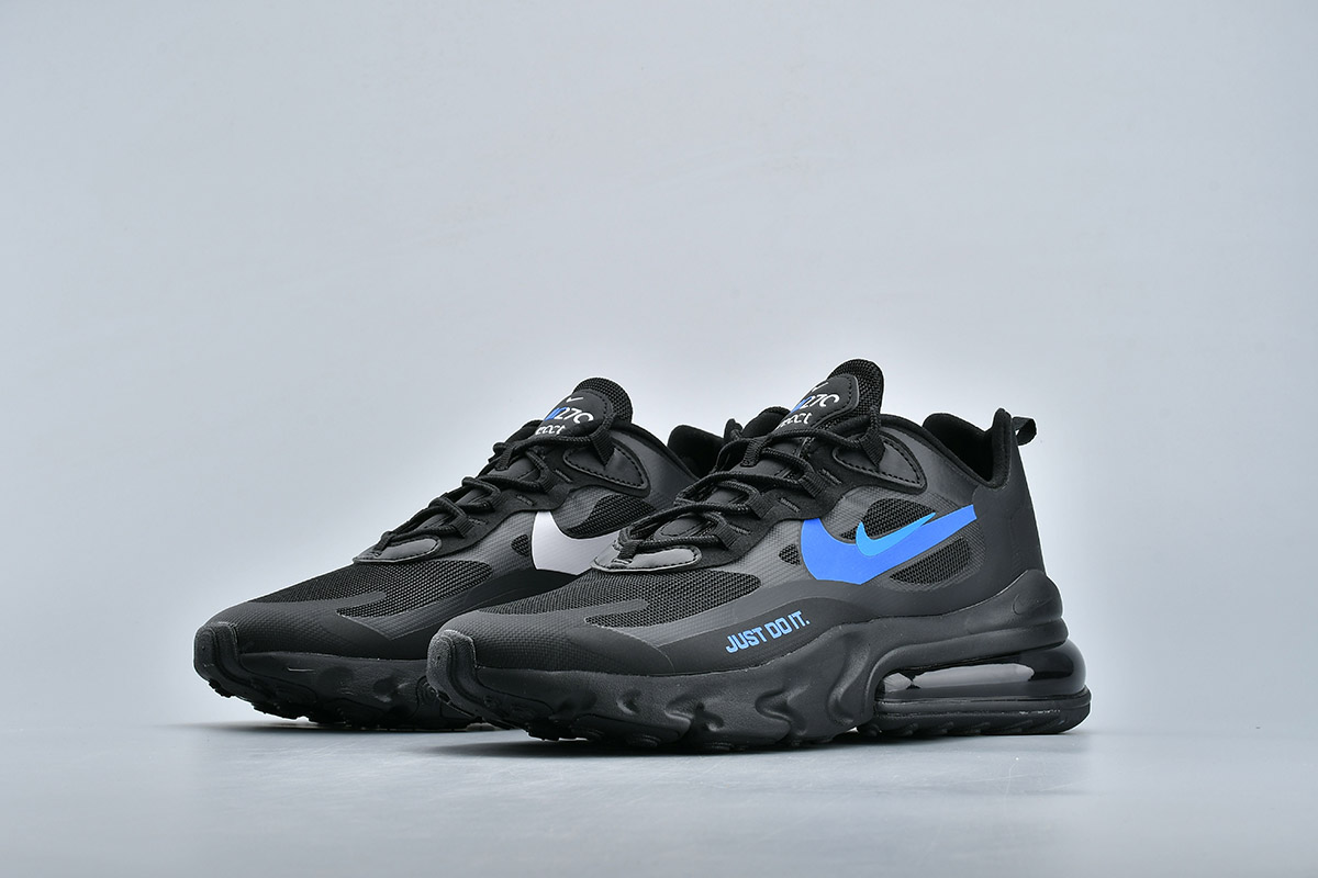 nike air max 270 react just do it black