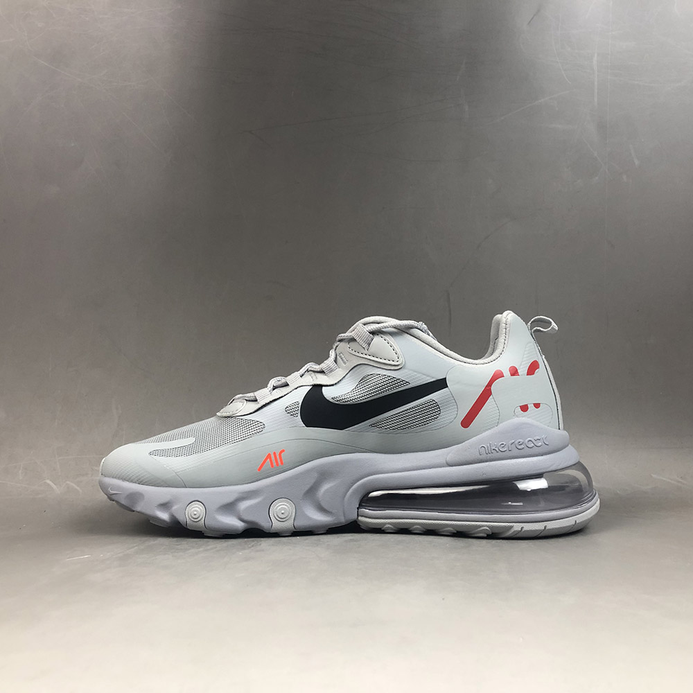 Nike Air Max 270 React “Just Do It” Wolf Grey/Hyper Crimson-University Red For Sale – The Sole Line