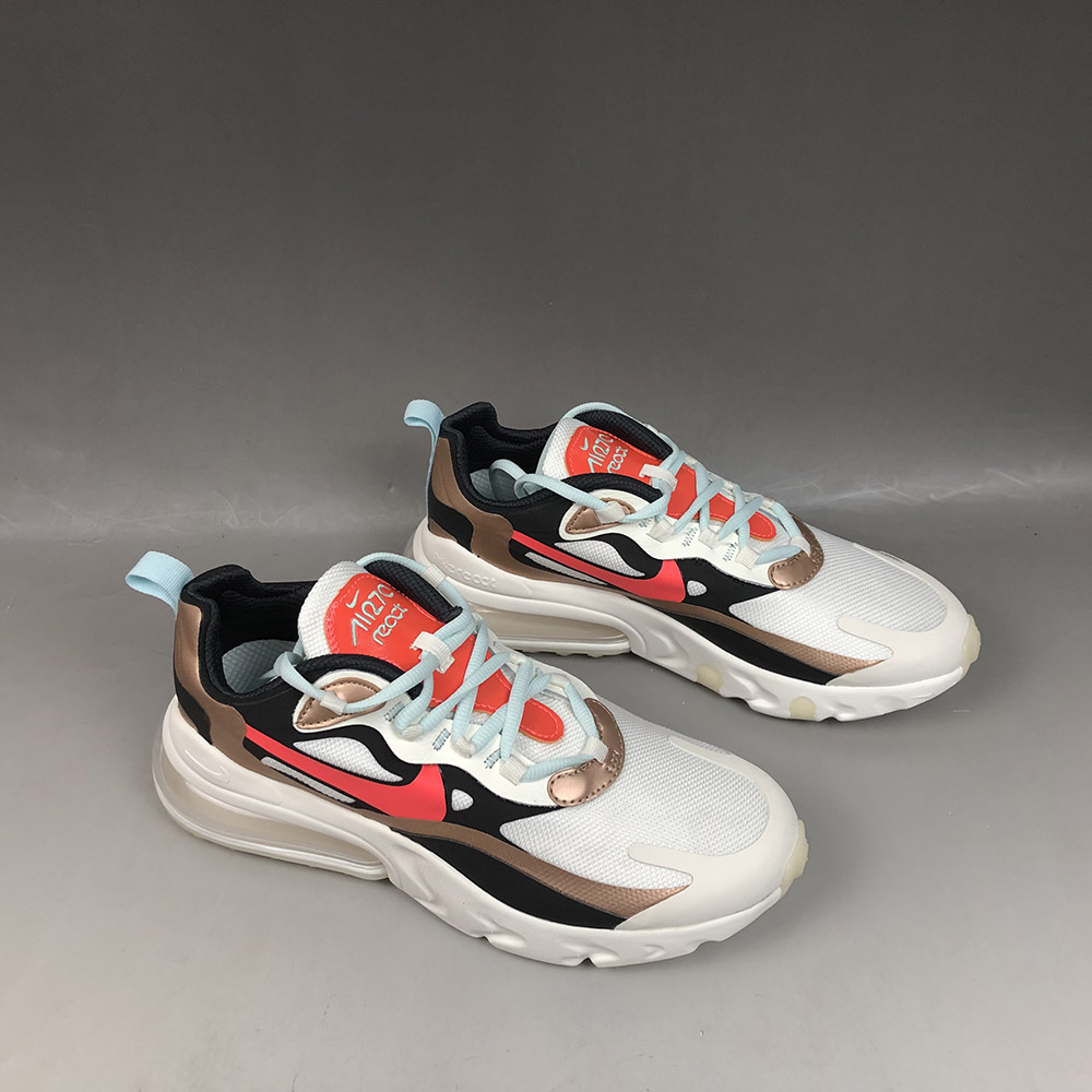 Nike Air Max 270 React Sail/Black-Metallic Red Bronze For Sale – The Sole Line