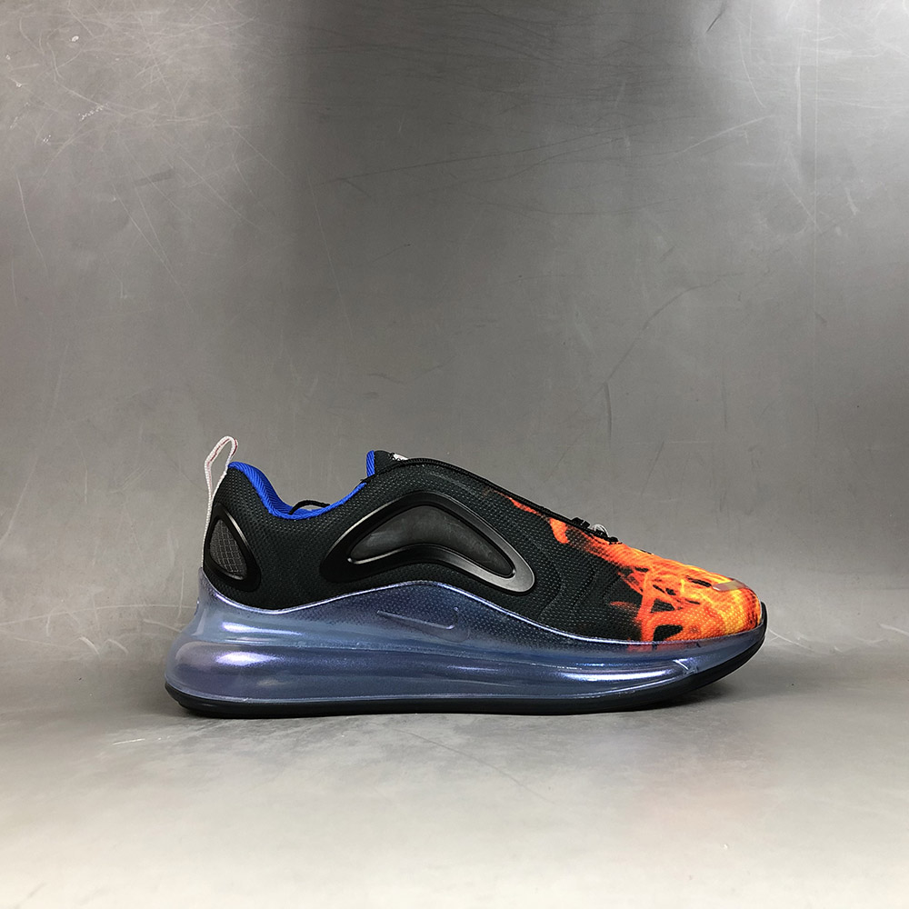 nike air max 720 black and blue