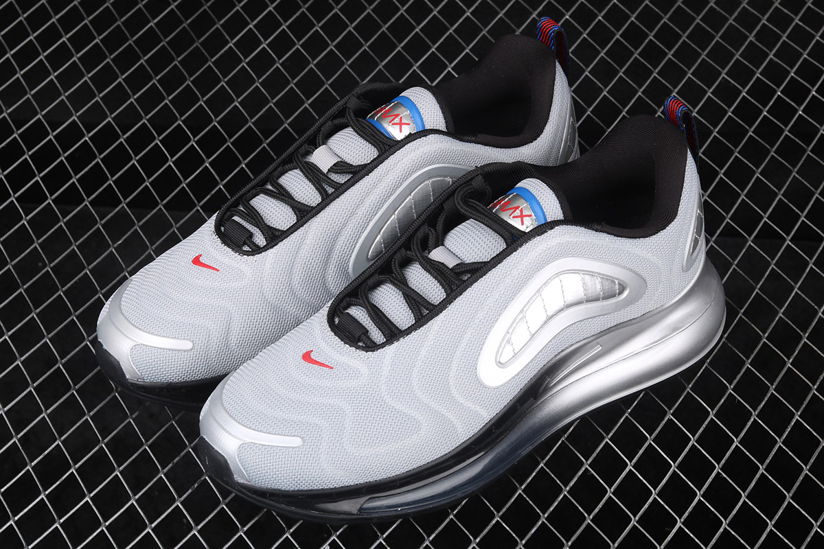 air max 720 silver and black