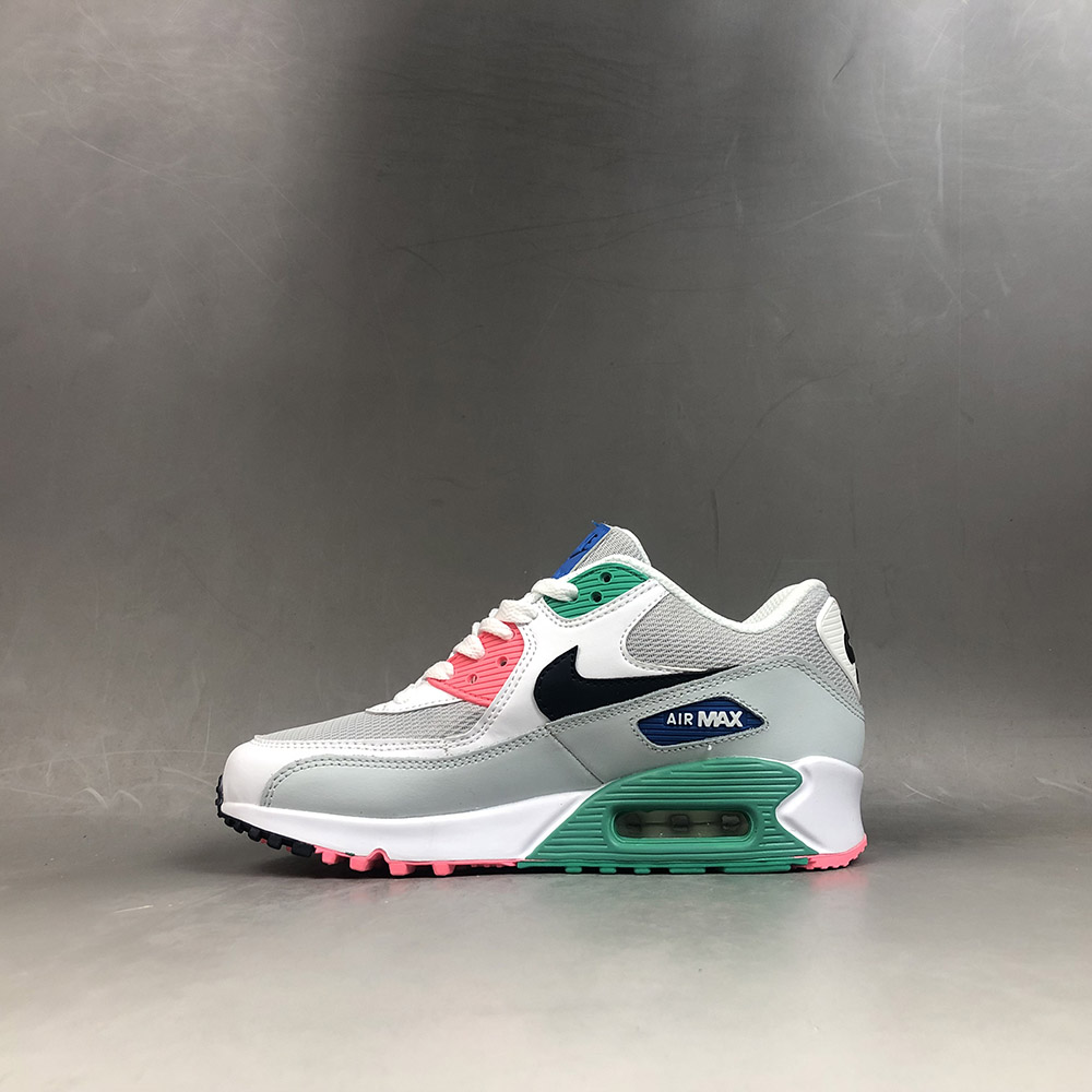 air max 90 white pink green
