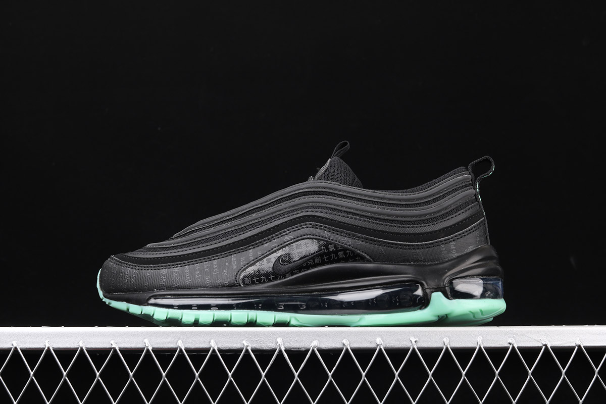 Nike Air Max 97 Black/Green Glow-Black 