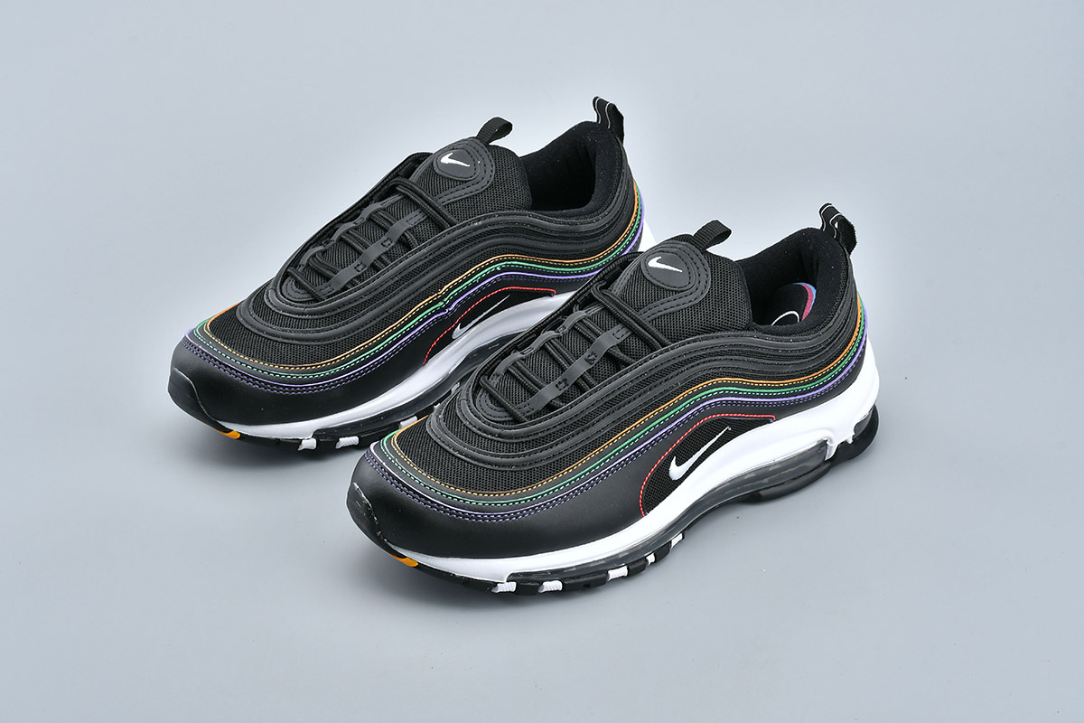 nike air max 97 black multicolor