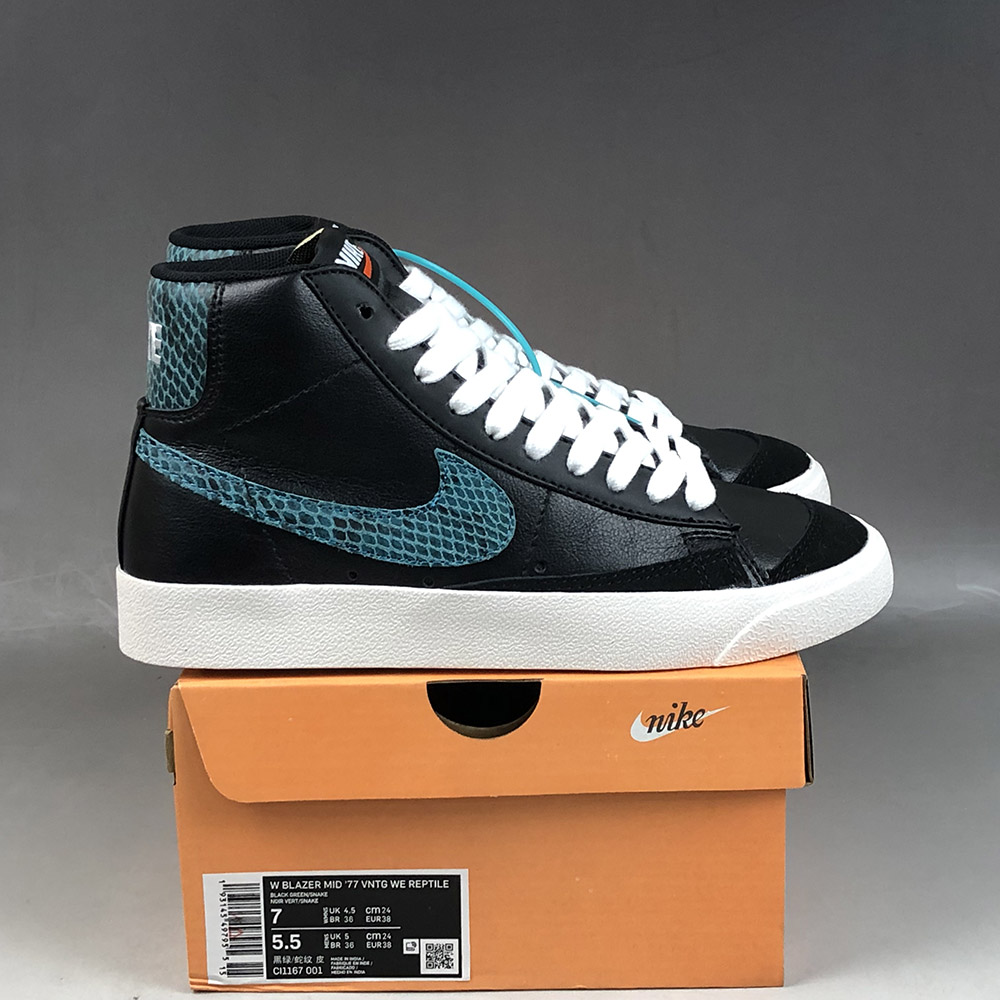 nike blazer mid premium vintage black