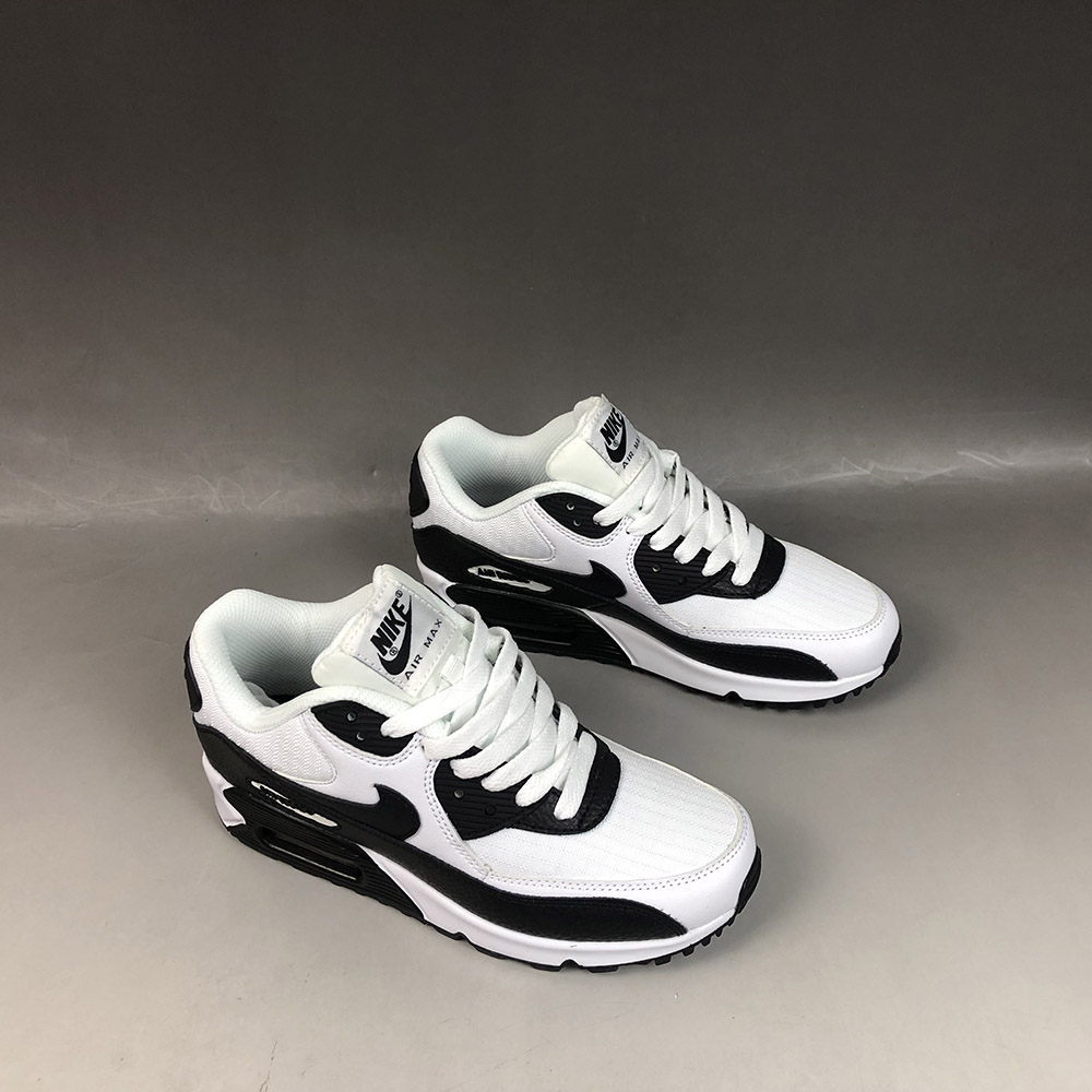 nike air max 90 white and black