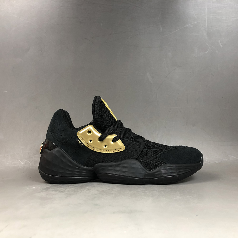 adidas Harden Vol. 4 Core Black Gold 