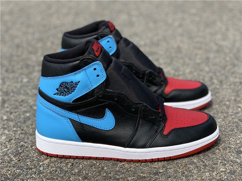 Jordan 1 black red blue sale