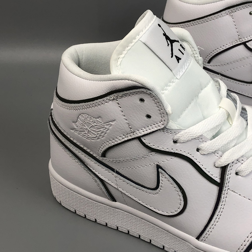 Air Jordan 1 Mid SE 'Iridescent Reflective' White For Sale – The Sole Line