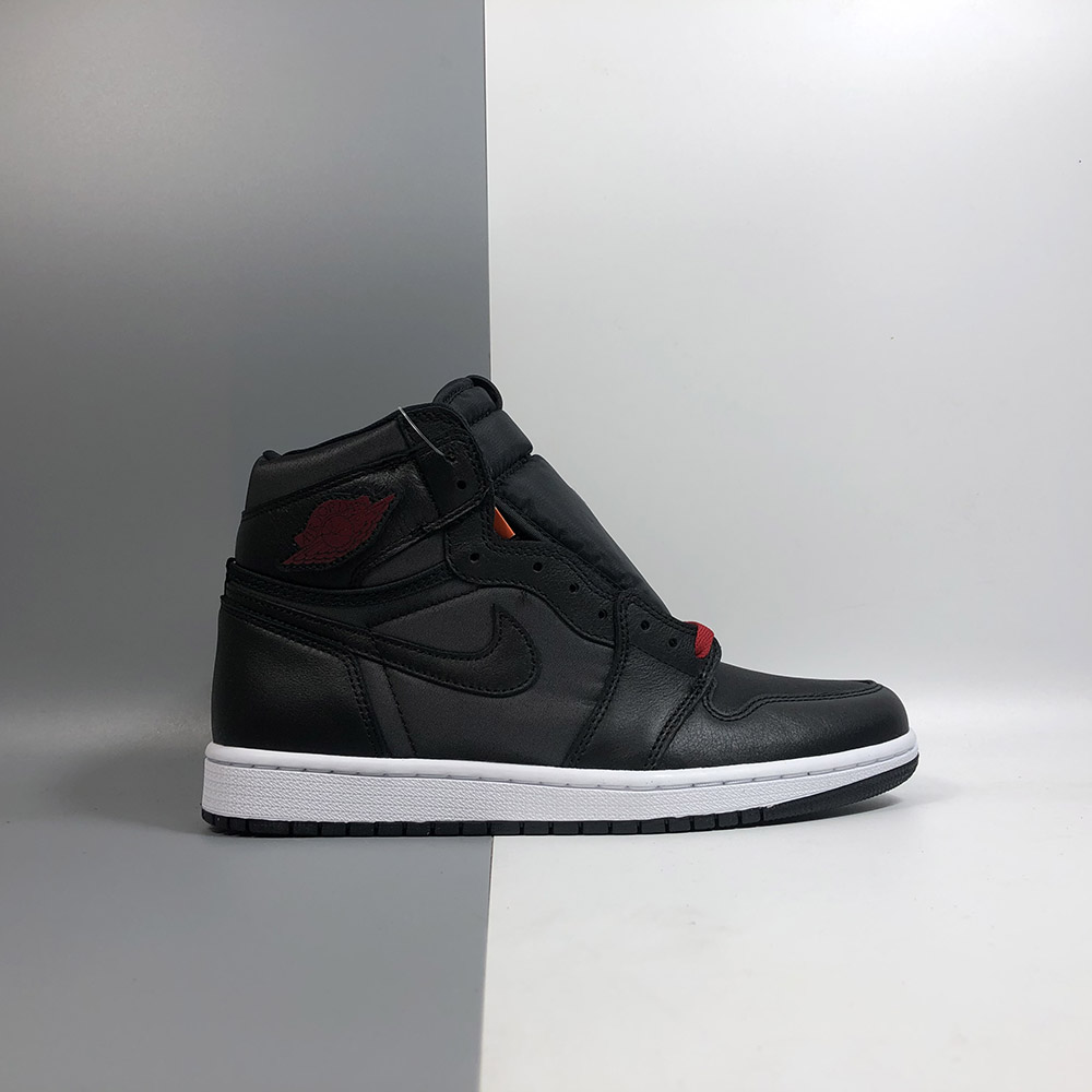 Jordan 1 black with white sole sale