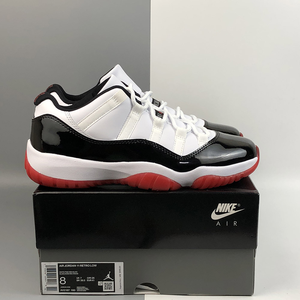 air jordan xi low white bred