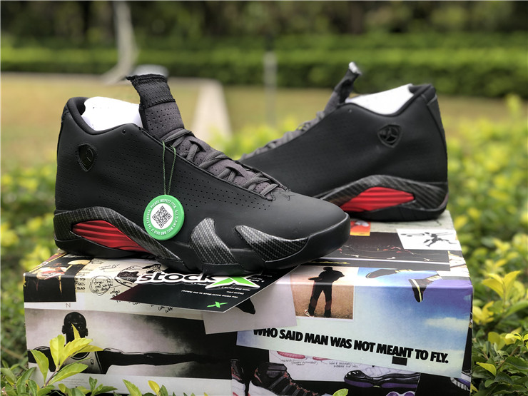 jordan 14 ferrari black and red