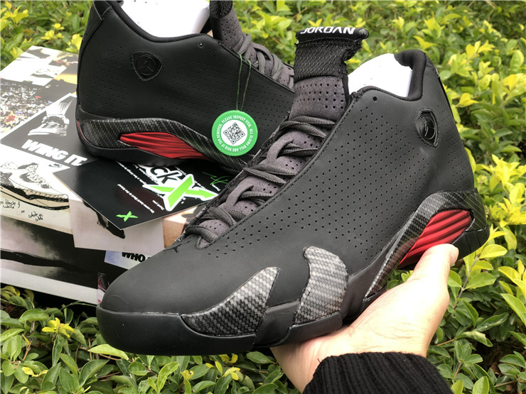 jordan 14 ferrari black and red